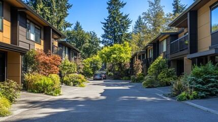 Townhome in nature, pleasant, modern, with plenty of parking and a garden