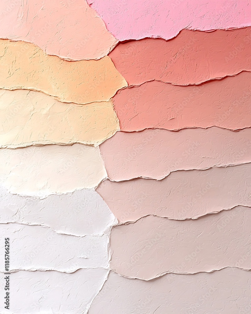 Poster pastel gradient blush to ivory abstract composition with subtle textured noise modern minimalist vis