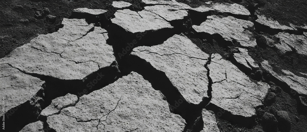 Aufkleber detailed view of an old film surface showing reticulation patterns and cracks