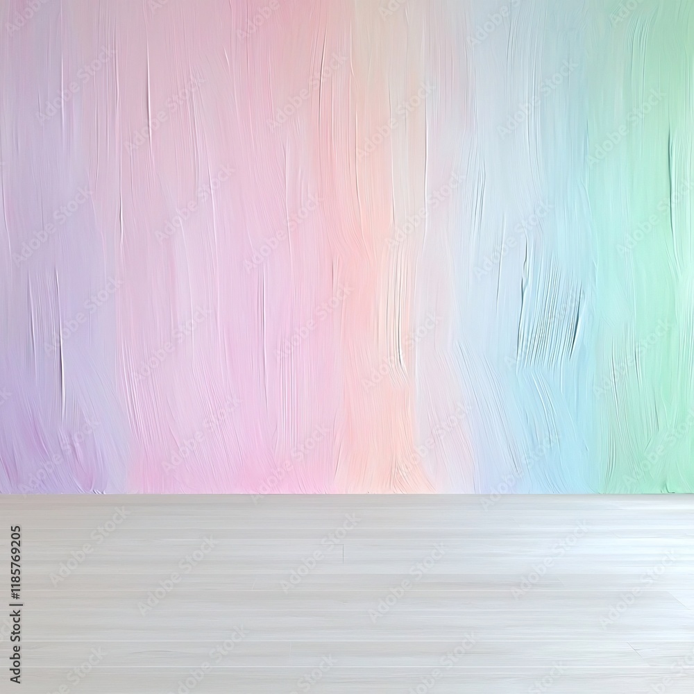 Poster serene pastel gradient backdrop with textured overlay a captivating minimalist aesthetic for versati