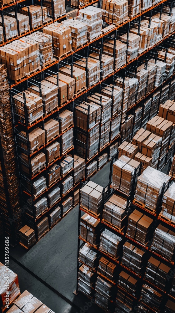 Poster ai-driven transportation automation streamlining warehouse operations with precision and speed