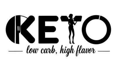 Keto Healthy Food Vector art