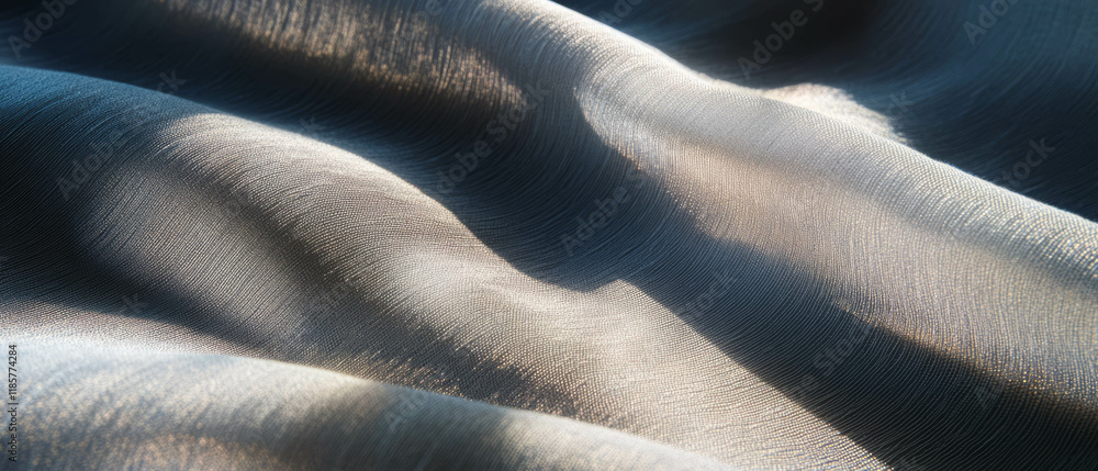 Aufkleber Elegant shimmer of subtle moire pattern creates sophisticated visual interest