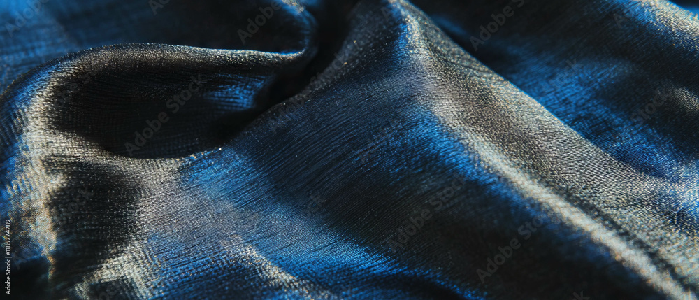Poster elegant moire pattern with shimmering effect on luxurious fabric