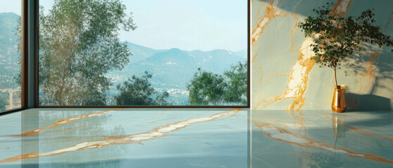 Elegant marble with subtle veining enhancing luxury in a modern interior