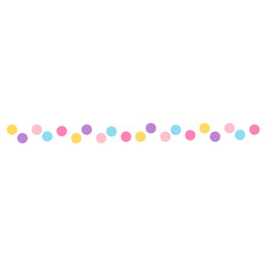 Colorful Dotted Line