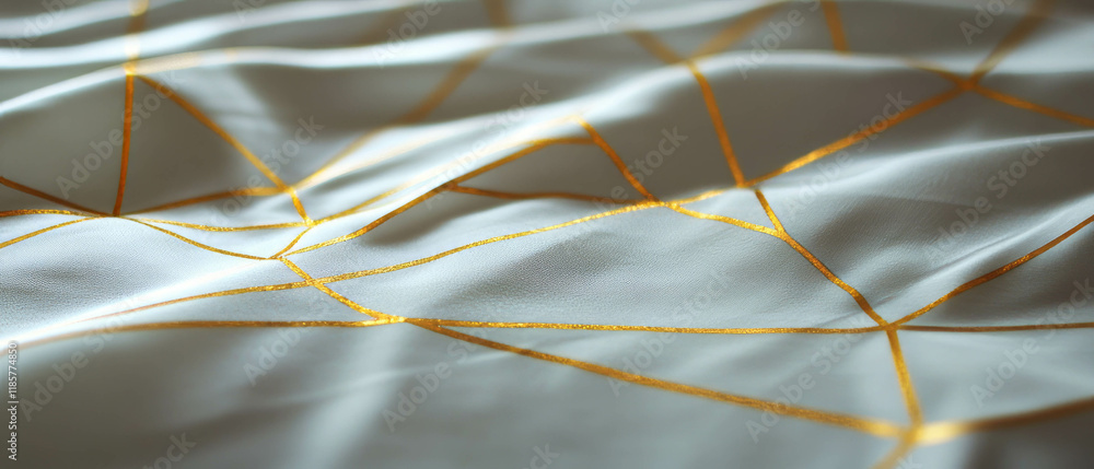 Aufkleber elegant design of thin intersecting lines in a modern minimalist style