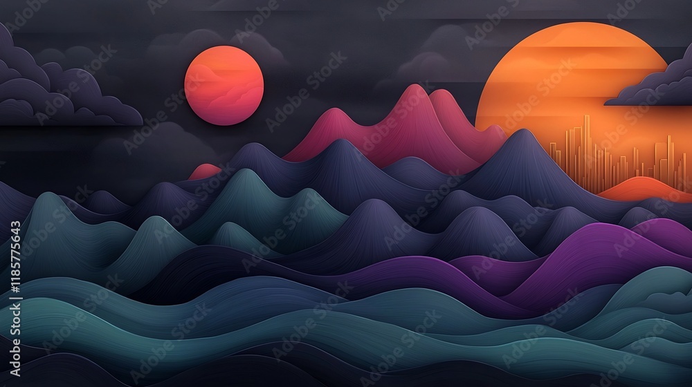 Poster mesmerizing fluid topographic rainfall map a captivating data driven work of digital art showcasing 