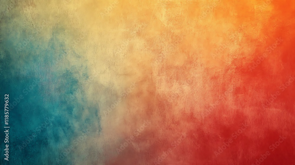 Poster beautiful abstract image featuring a blend of warm and cool colors creating a captivating texture.