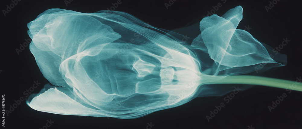 Poster X-ray reveals intricate structure of tulip bulb and its hidden forms