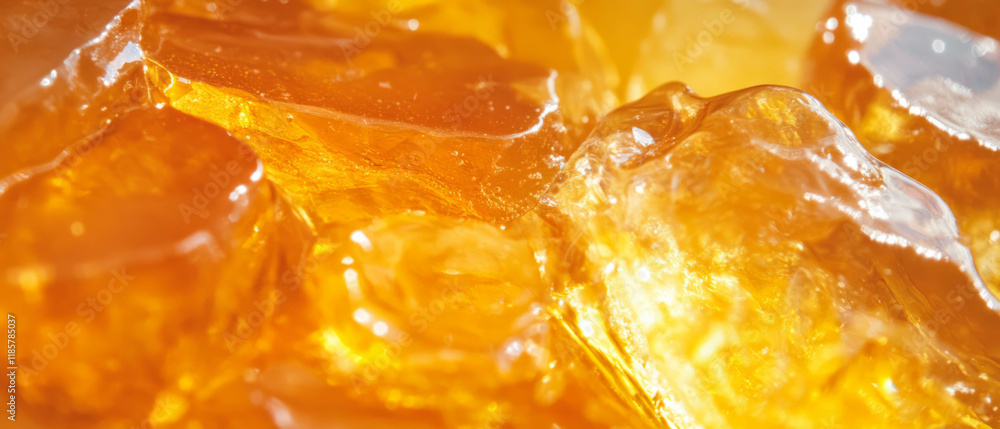 Poster seamless pattern texture of maple syrup with golden hue and sweet thick topping