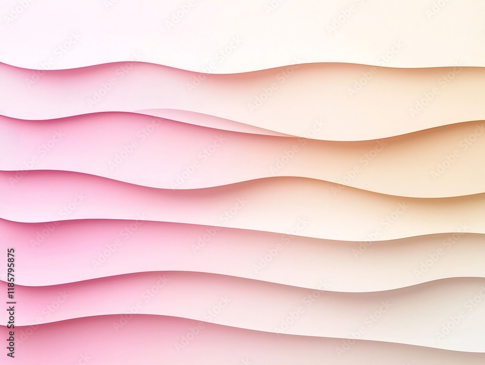 Poster minimalist pastel gradient background with seamless hue transition textured noise overlay and soft a