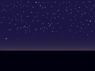 Starry Night Horizon background.