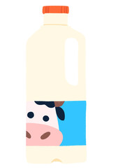 Milk Bottle Cartoon