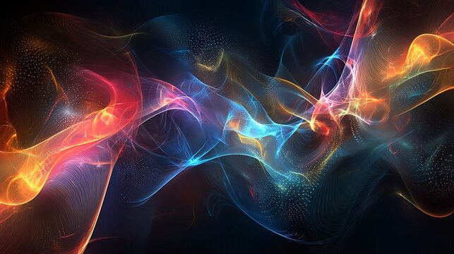 Space abstract background with deep cosmic themes