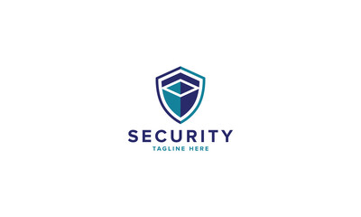 Professional Artificial Intelligence Protection Shield Security Logo Design Vector Template, Digital Safety Emblems