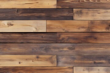 Naklejka premium Rustic reclaimed wood wall texture background