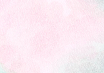 桜をイメージした水彩風背景(葉入り)