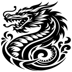 Obraz premium Tattoo dragon