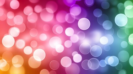 Obraz premium Colorful Bokeh Background Abstract Rainbow Lights