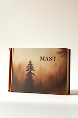 Misty forest scene on a book cover.