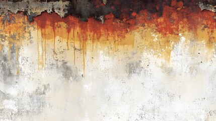 Fototapeta premium Rusty Grunge Wall Texture Abstract Background