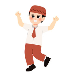 Islamic School Student Boy Dancing