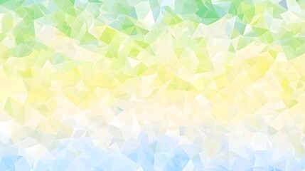Obraz premium Abstract Pastel Triangle Background Green Yellow Blue