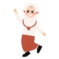 Islamic School Student Girl Dancing
