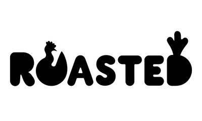 Roasted Food Taste Vector art 
