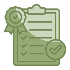 Quality Control Icon Element For Design