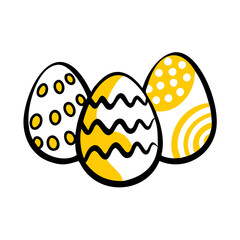 illustration of easter egg