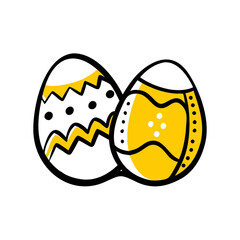 illustration of easter egg