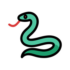 Obraz premium illustration of a snake