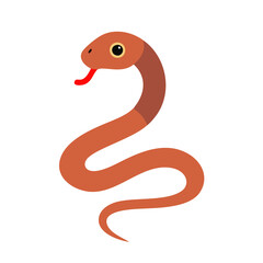 Naklejka premium illustration of a snake
