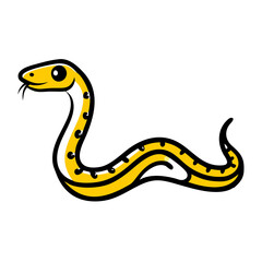 Naklejka premium illustration of a snake