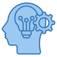 Intelligence Icon Element For Design