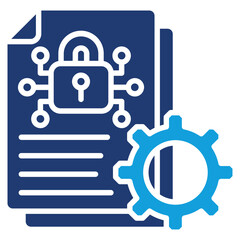 Fototapeta premium Document Control Icon Element For Design