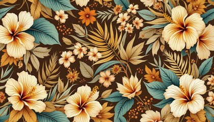 Tropical Floral Pattern