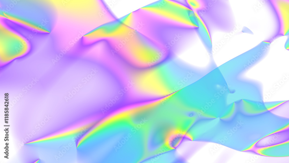 Poster captivating abstract pastel swirls and colorful hues set in a beautiful soft light