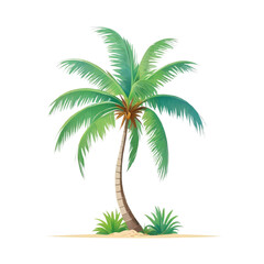palm tree with transparent background PNG and JPEG image	