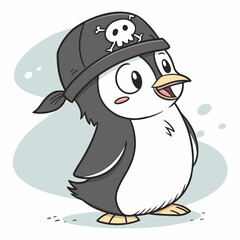 penguin with ice cream