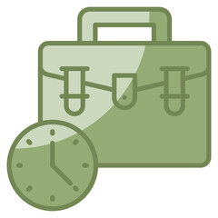 Fototapeta premium Briefcase Icon Element For Design
