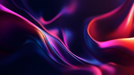 Abstract Colorful Swirling Liquid Design Art