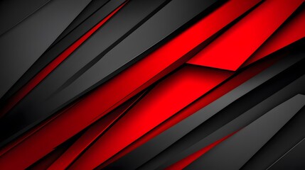 Fototapeta premium Abstract Red and Black Diagonal Stripes Background