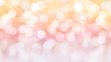 Fototapeta premium Pastel Pink and Gold Bokeh Background