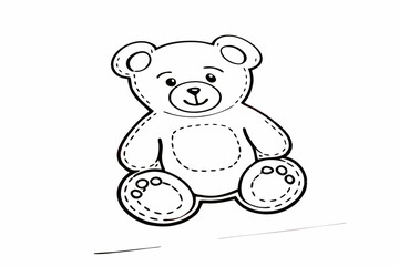 Obraz premium Valentine's Day Set Heart-Shaped Key, Teddy Bear, Balloon, Gift Box, Love Letter & Couple Silhouette