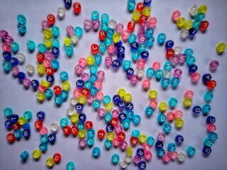 Colorful beads