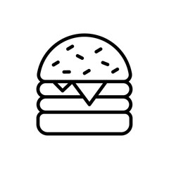 Hamburger icon simple vector symbol