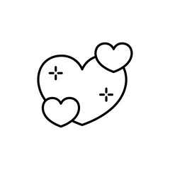 love icon simple vector symbol